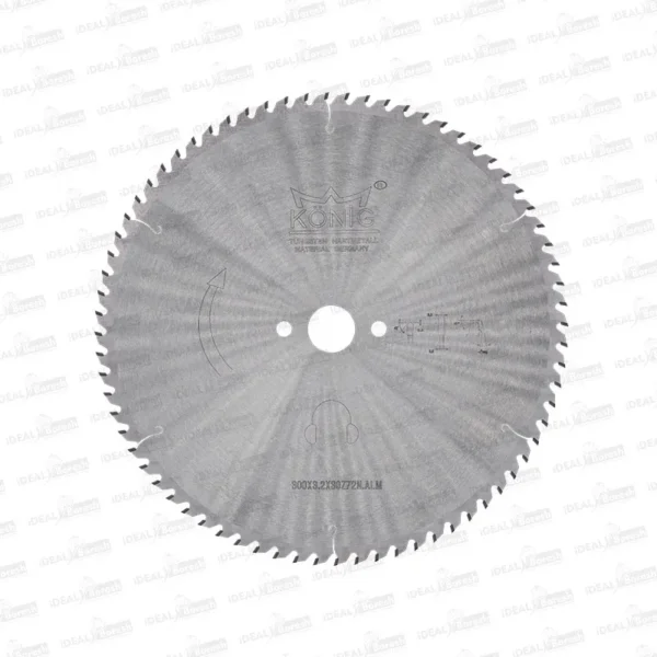 تیغ اره دیسکی نوک الماسه آلومینیوم بر KONIG ALU 300×3.2 z72